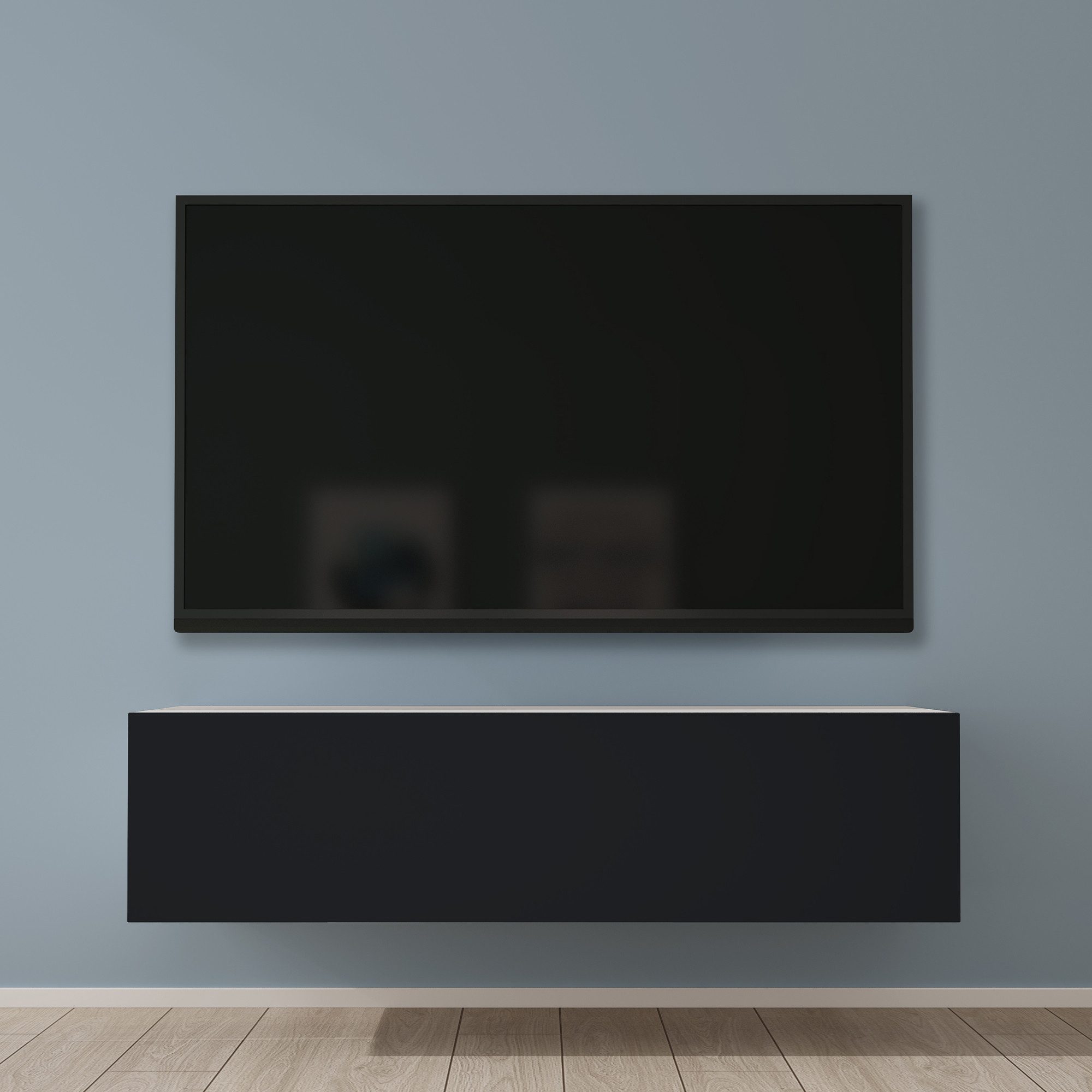 Mai & Mai Lowboard TV-Board TV-Schrank Fernsehschrank Hängend Fernsehtisch günstig online kaufen