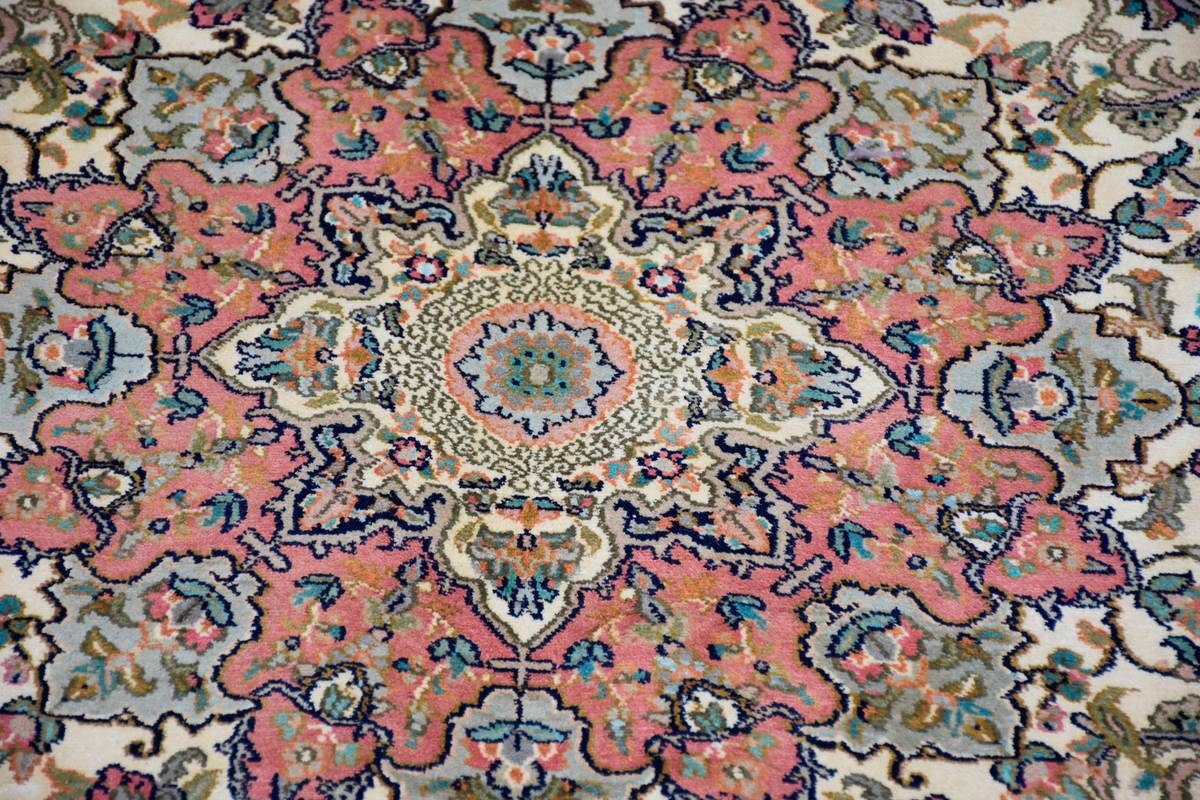 Seidenteppich KASHAN 12386 von KAYOOM - KAYOOM