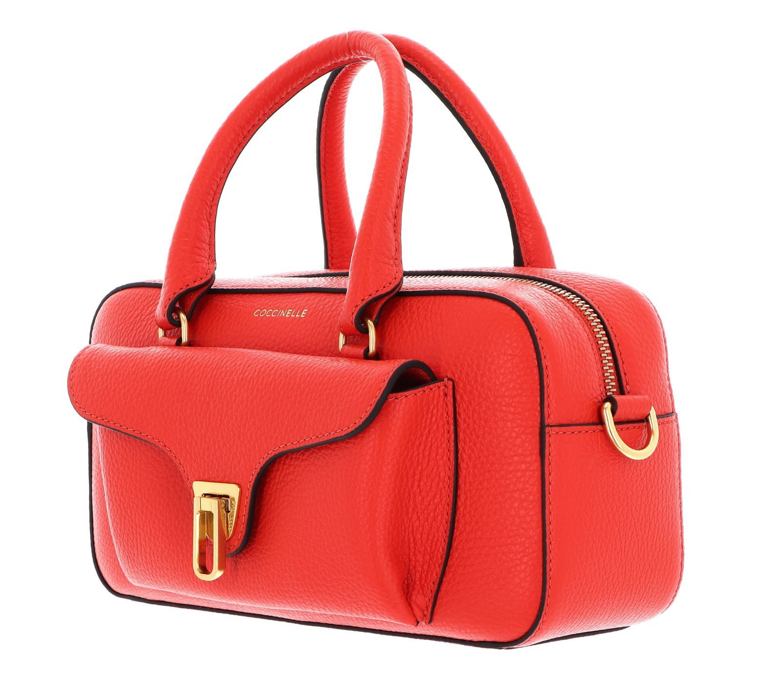 COCCINELLE Handtasche Handbag Grained Leather, aus echtem Leder