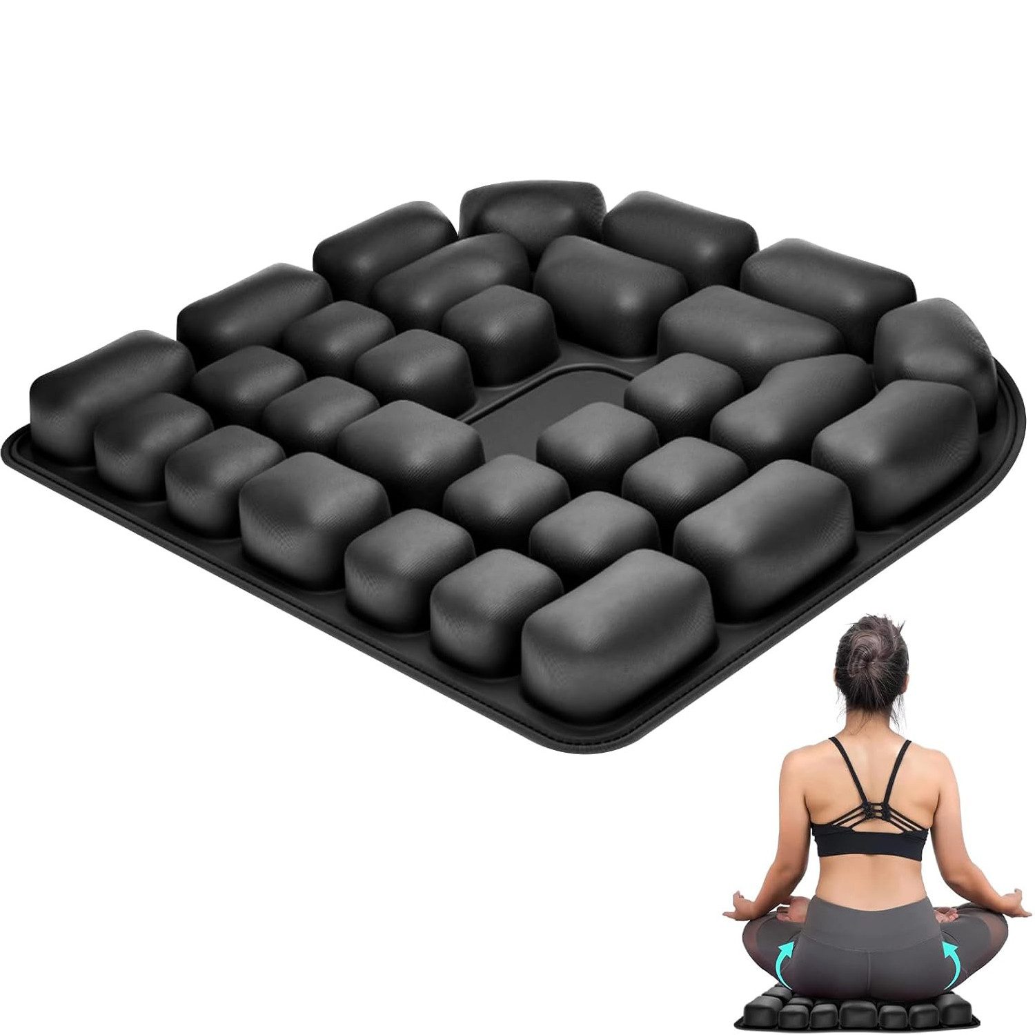 wohnTRAUM24 Stuhlkissen Sitzkissen Ergonomisches Orthopädisch, Aufblasbares günstig online kaufen