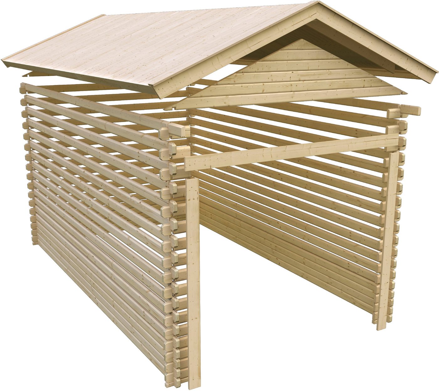 Thumbnail - Karibu Garage Stephan, BxT: 338x489 cm, 193 cm Einfahrtshöhe