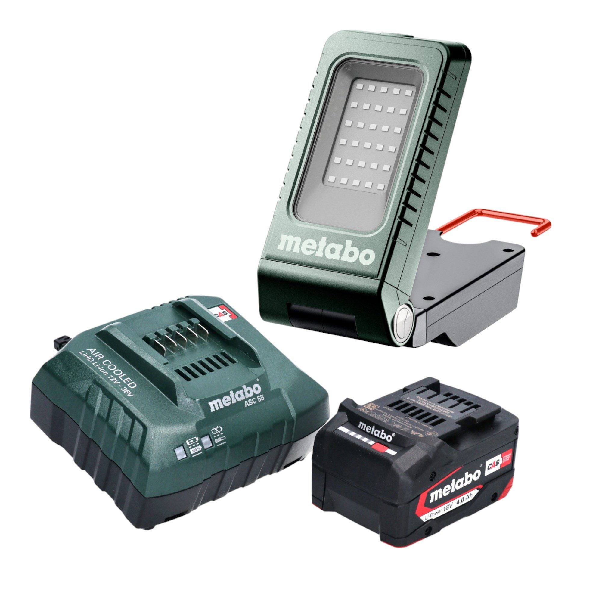 metabo Точечные светильники BSA 18-1000 18 V 1000 lm + 1x Akku 4,0 Ah + Ladegerät