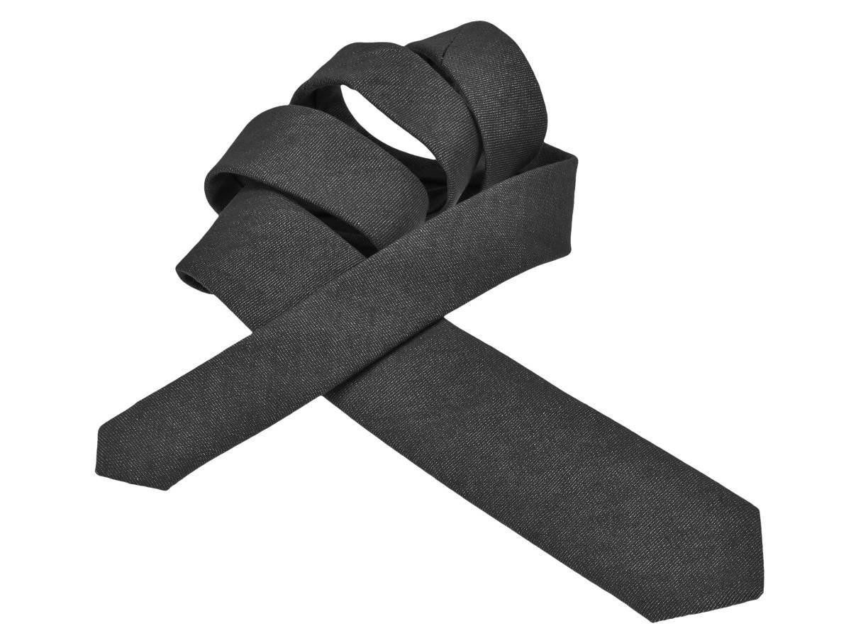 Sir Redman Krawatte "Work" Denim 6,5cm für Herren und Damen trendiger Denim Look für Gastro und Service, 6,5cm breit, 144cm lang