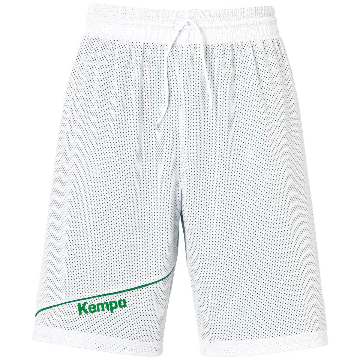 Kempa Shorts REVERSIBLE grün/weiß Shorts Kempa
