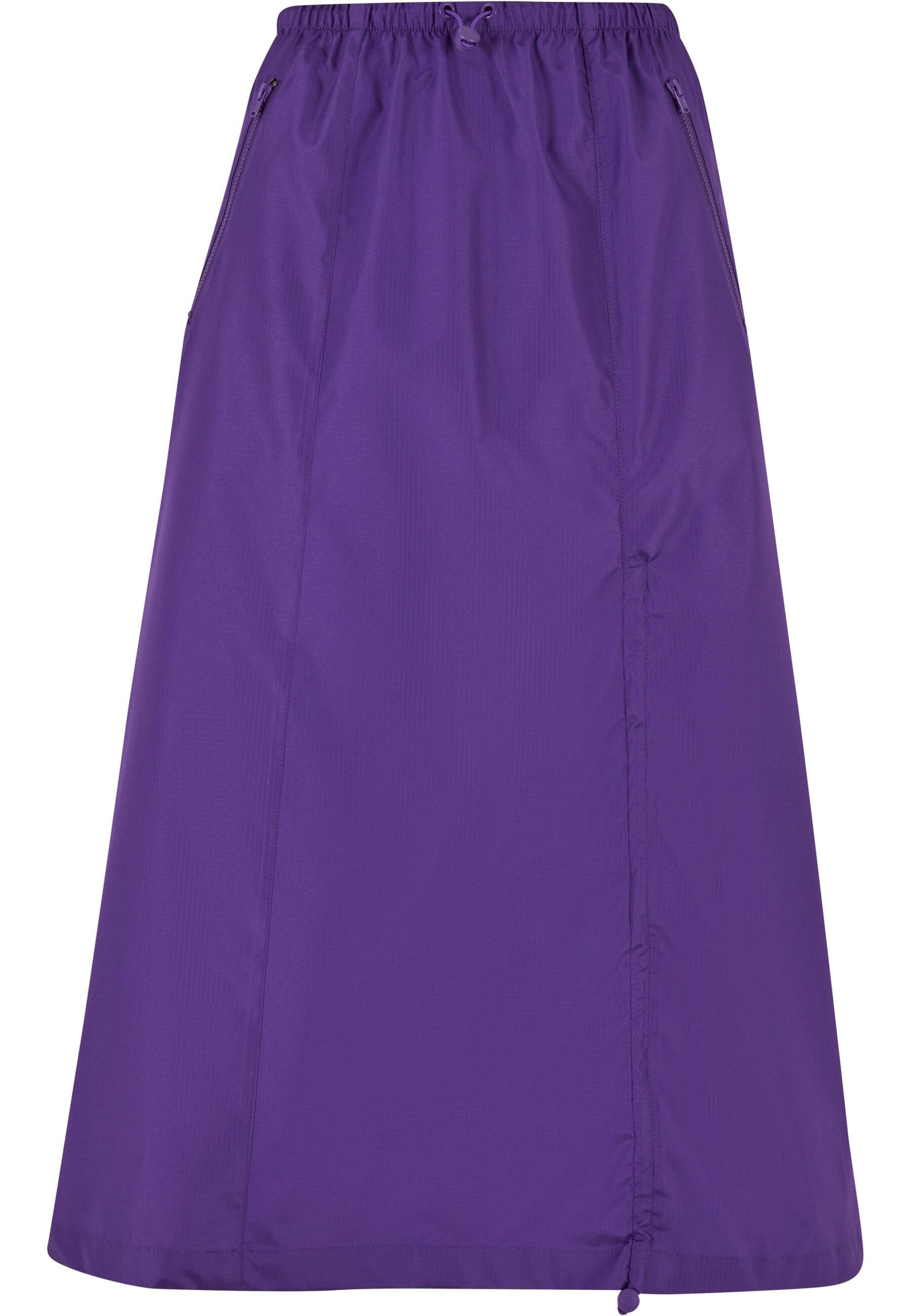 URBAN CLASSICS Sommerrock Urban Classics Damen Ladies Ripstop Parachute Midi Skirt (1-tlg)