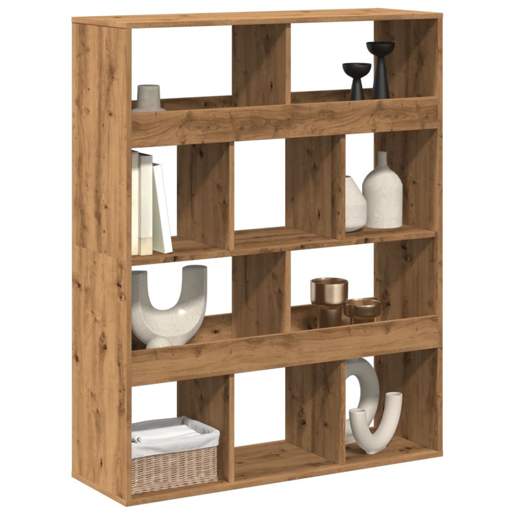 vidaXL Bücherregal Raumteiler Artisan-Eiche 100x33x125,5 cm günstig online kaufen