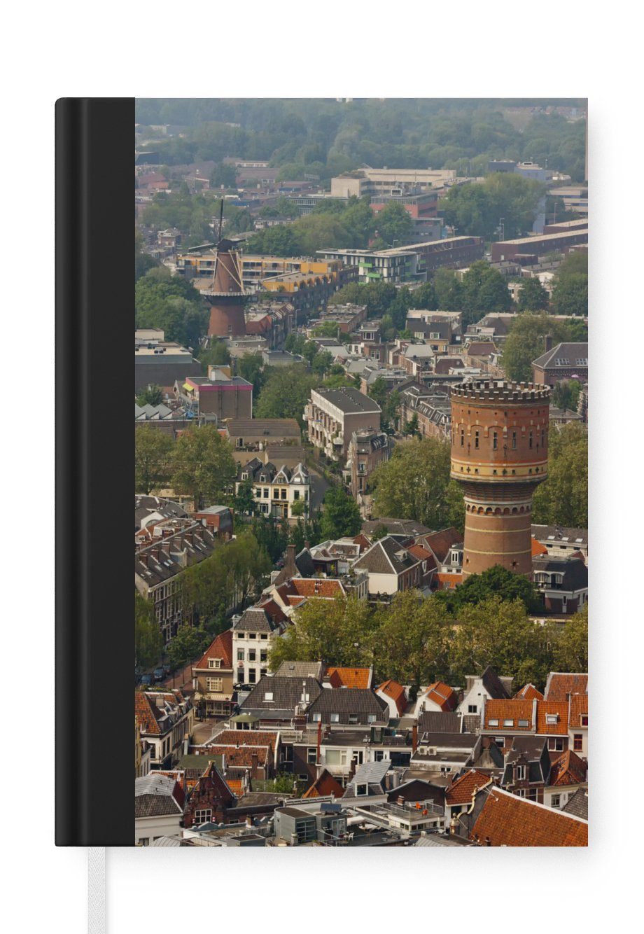 98 Domturm, MuchoWow A5, - Merkzettel, Notizbuch Utrecht Tagebuch, - Journal, Haushaltsbuch Skyline Seiten, Notizheft,