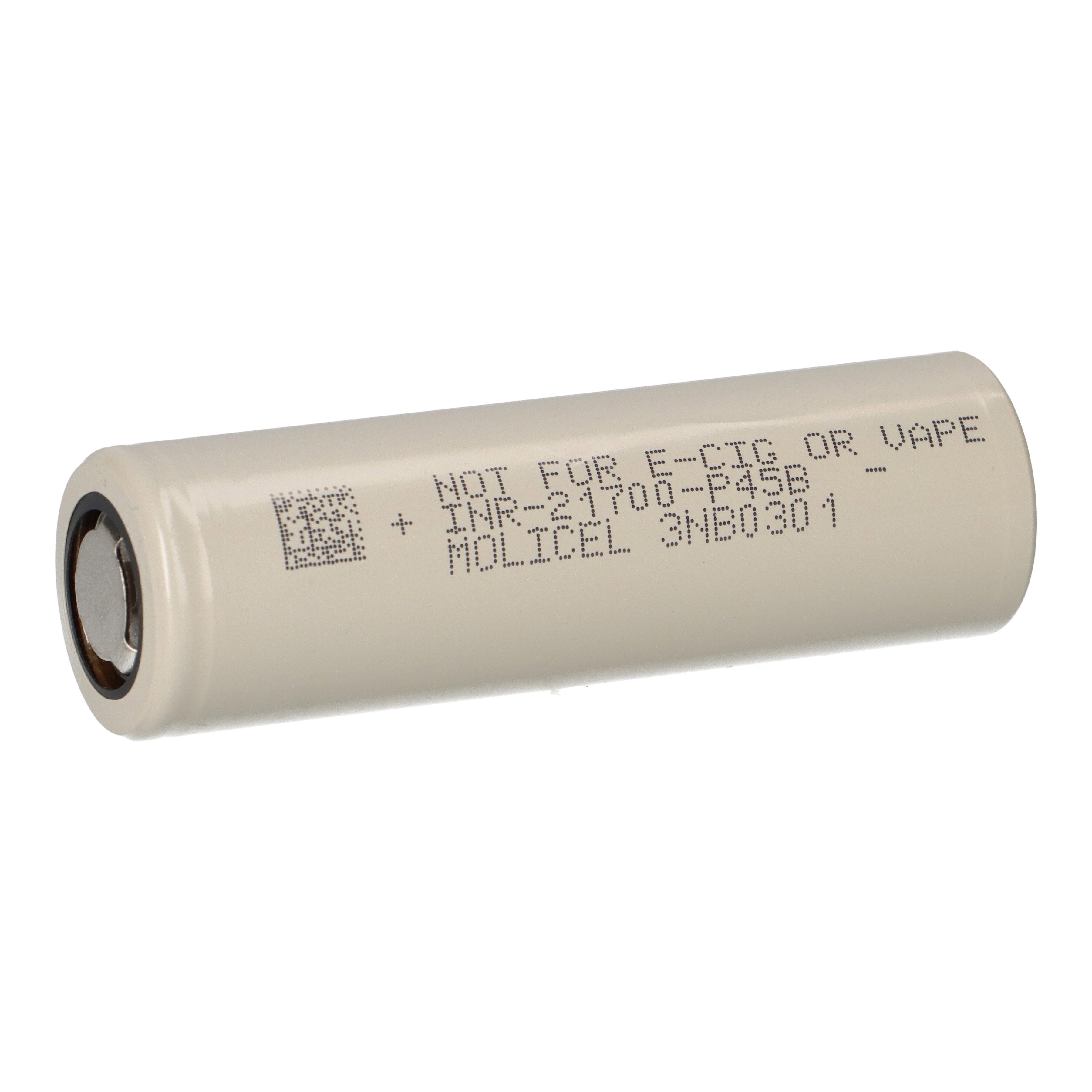 Molicel INR21700-P45B 3,7V 4500mAh 45A Li-Ion 21700 Akku flat top Akku