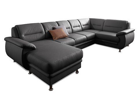 sit&more Wohnlandschaft Mailand U-Form, B: 312 cm, optional Bettfunktion günstig online kaufen