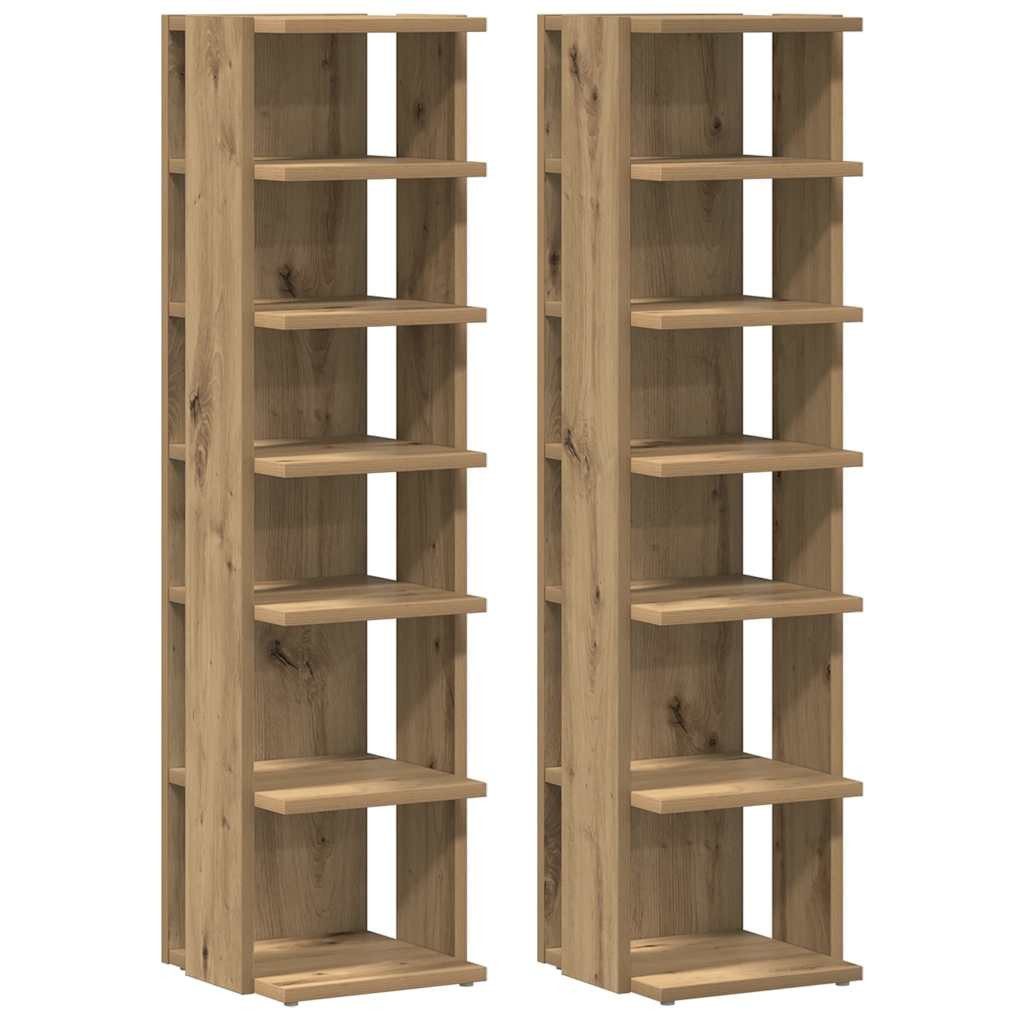 vidaXL Couchtisch Couchtisch Artisan-Eiche 40x40x43 cm Holzwerkstoff (1-St) günstig online kaufen
