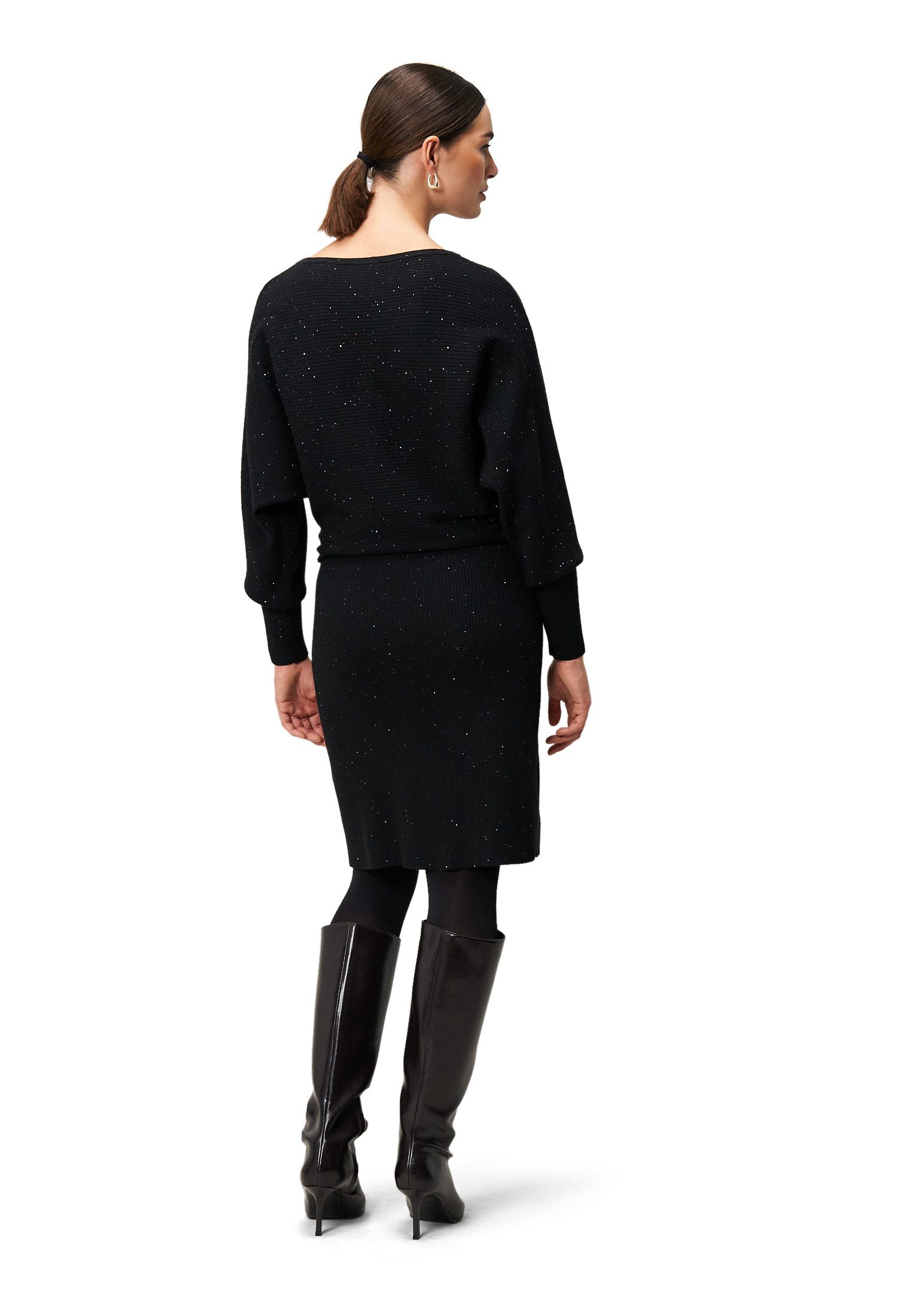 Zero Strickkleid Damen mit Pailletten Pailletten