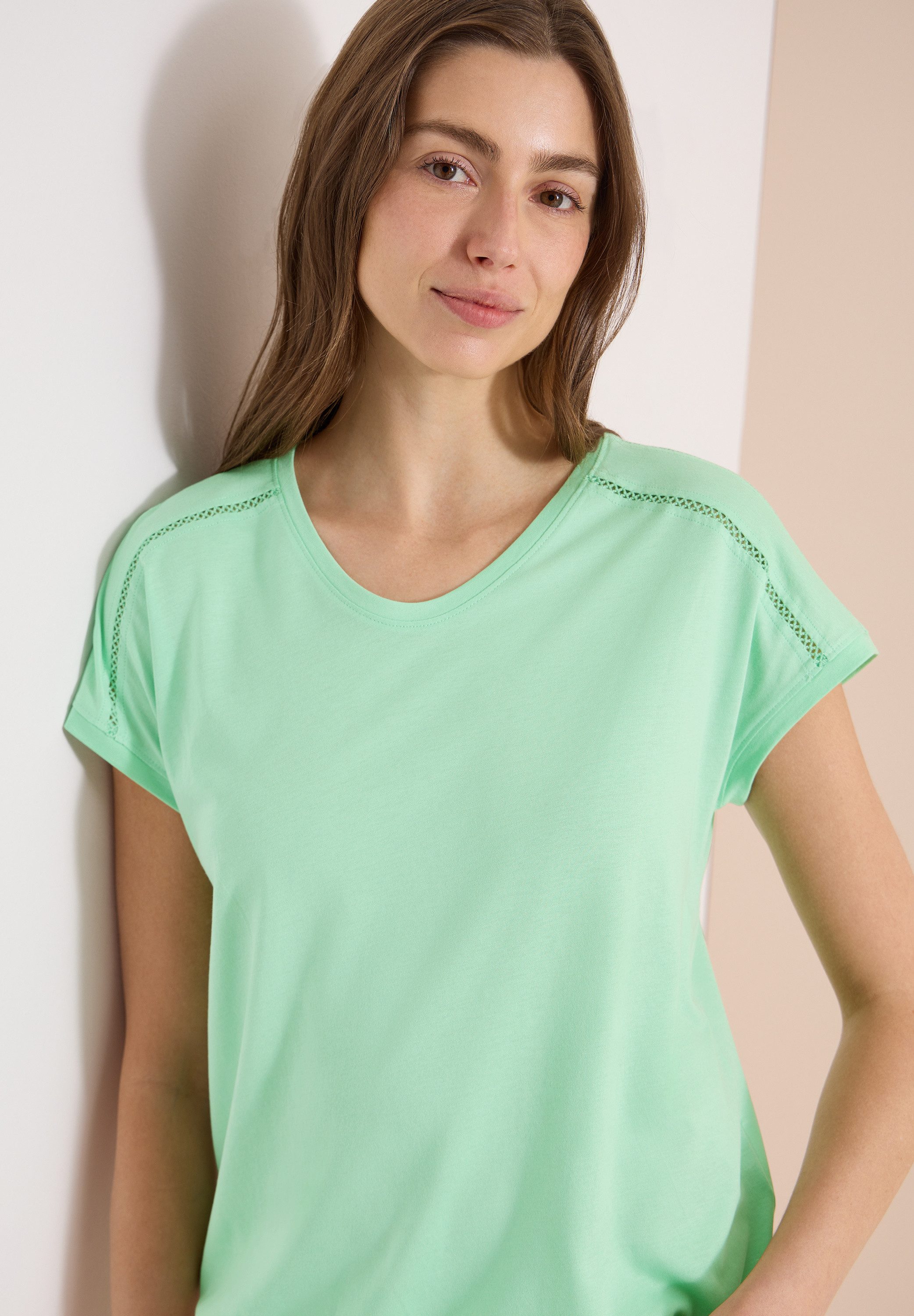 CECIL T-Shirt mit elastischem Bund