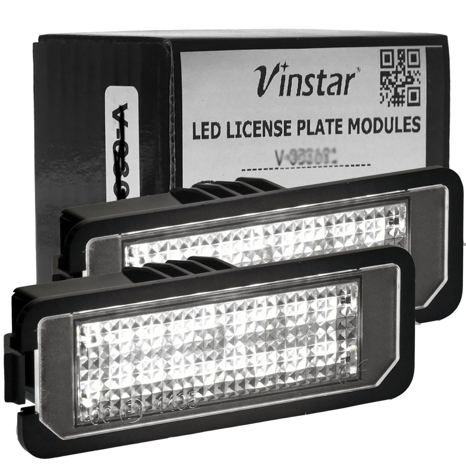 Vinstar KFZ-Ersatzleuchte LED Kennzeichenbeleuchtung 5 E-geprüft /KEIN 7 VW mit: VW, 6 GOLF 4 IV Variant V für VI kompatibel VII