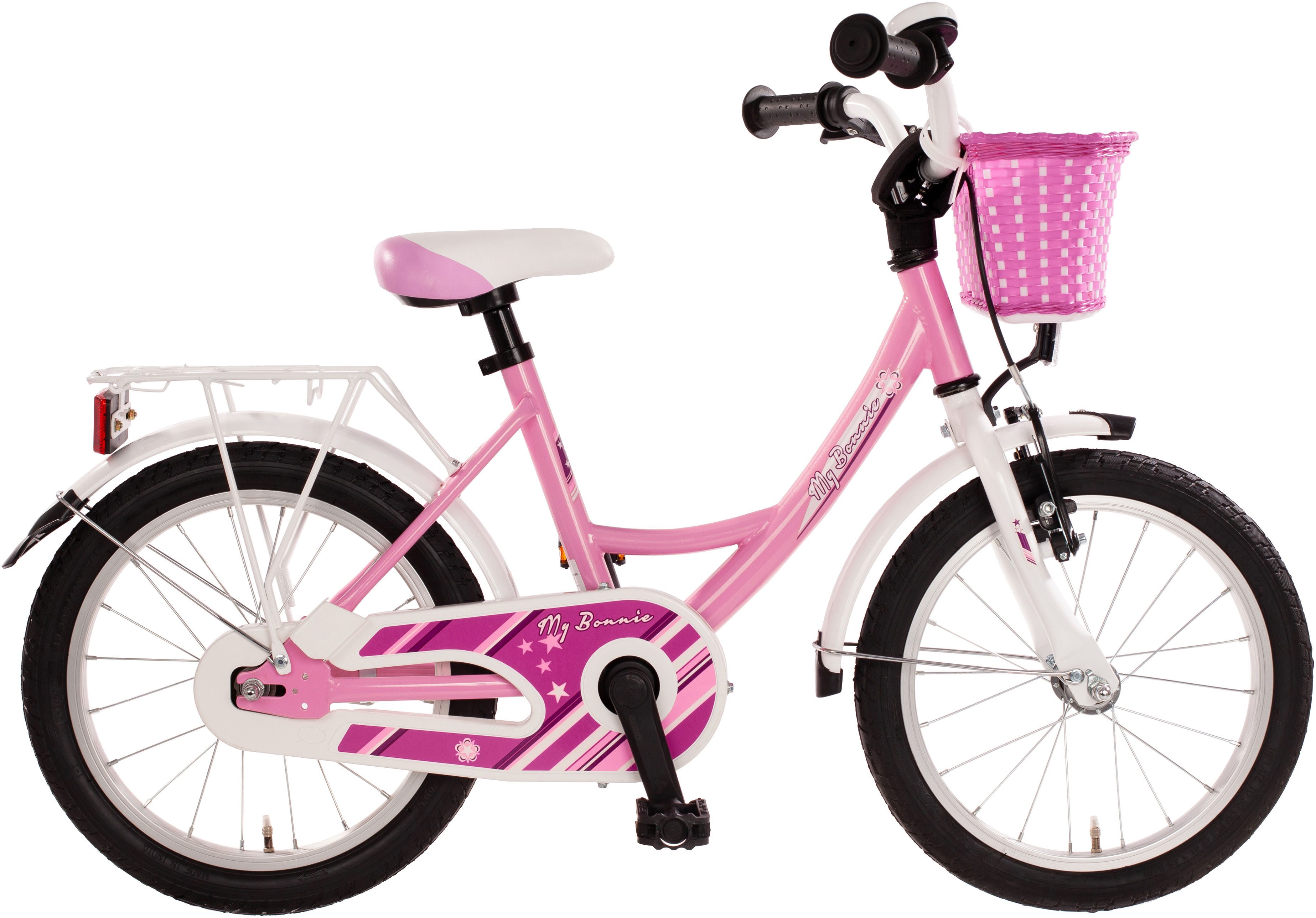 Kinderfahrrad "MY BONNIE" rosa/ weiß