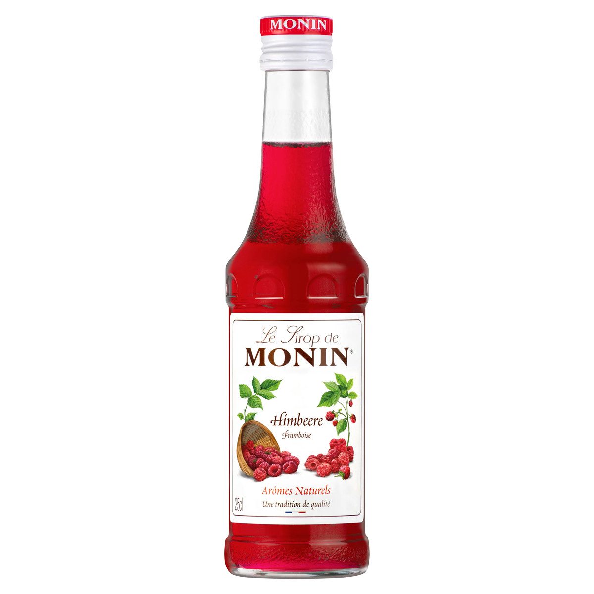 MONIN Getränke-Sirup, Monin Himbeere Sirup ideal fuer Cocktails fruchtig fein lecker 250 ml