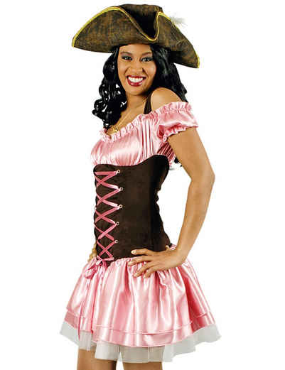 Das Kostümland Kostüm Piratin Kostüm 'Bonny Anne' für Damen, Piratenkos