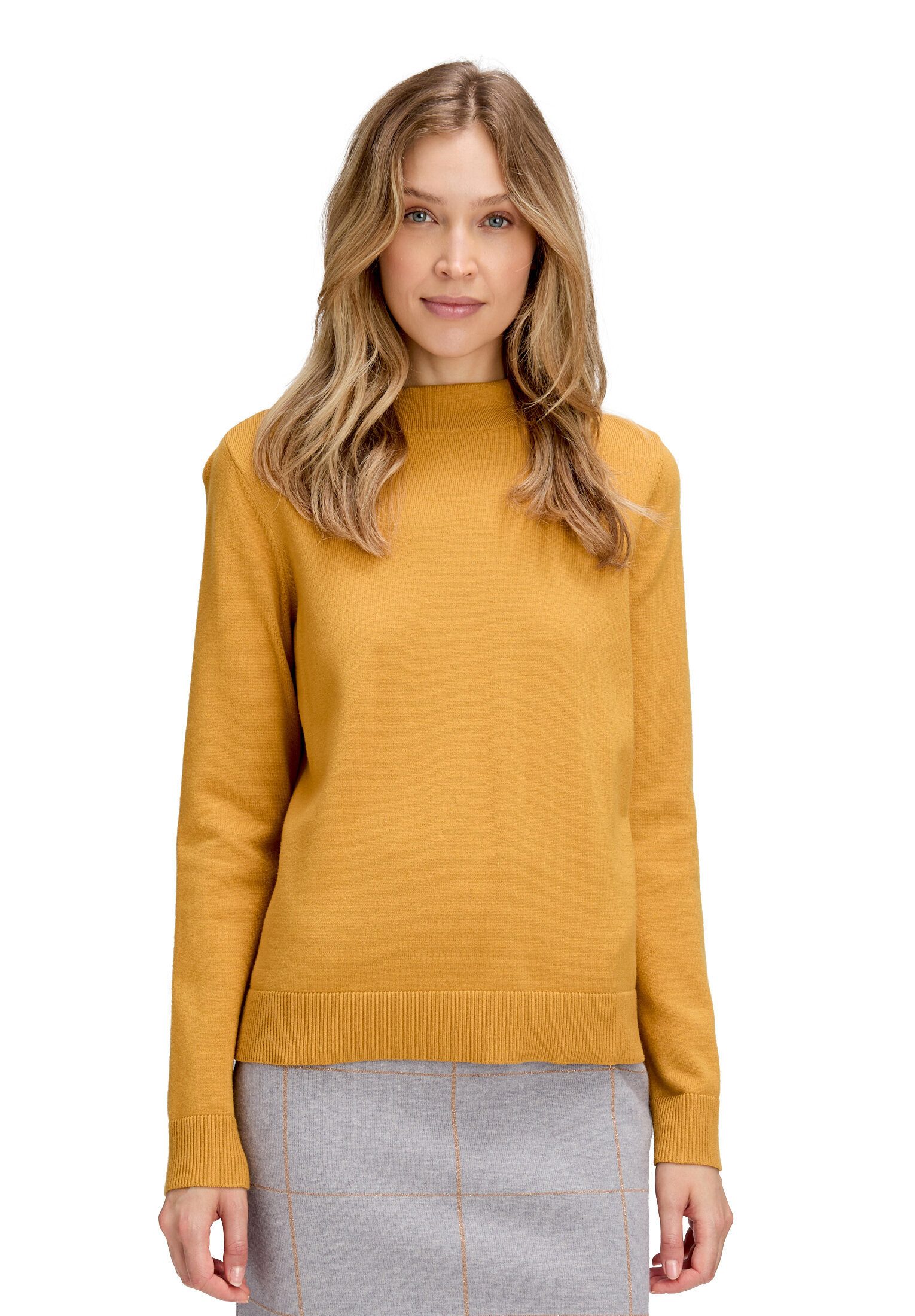 Betty Barclay Strickpullover Damen mit Stehkragen (1-tlg)
