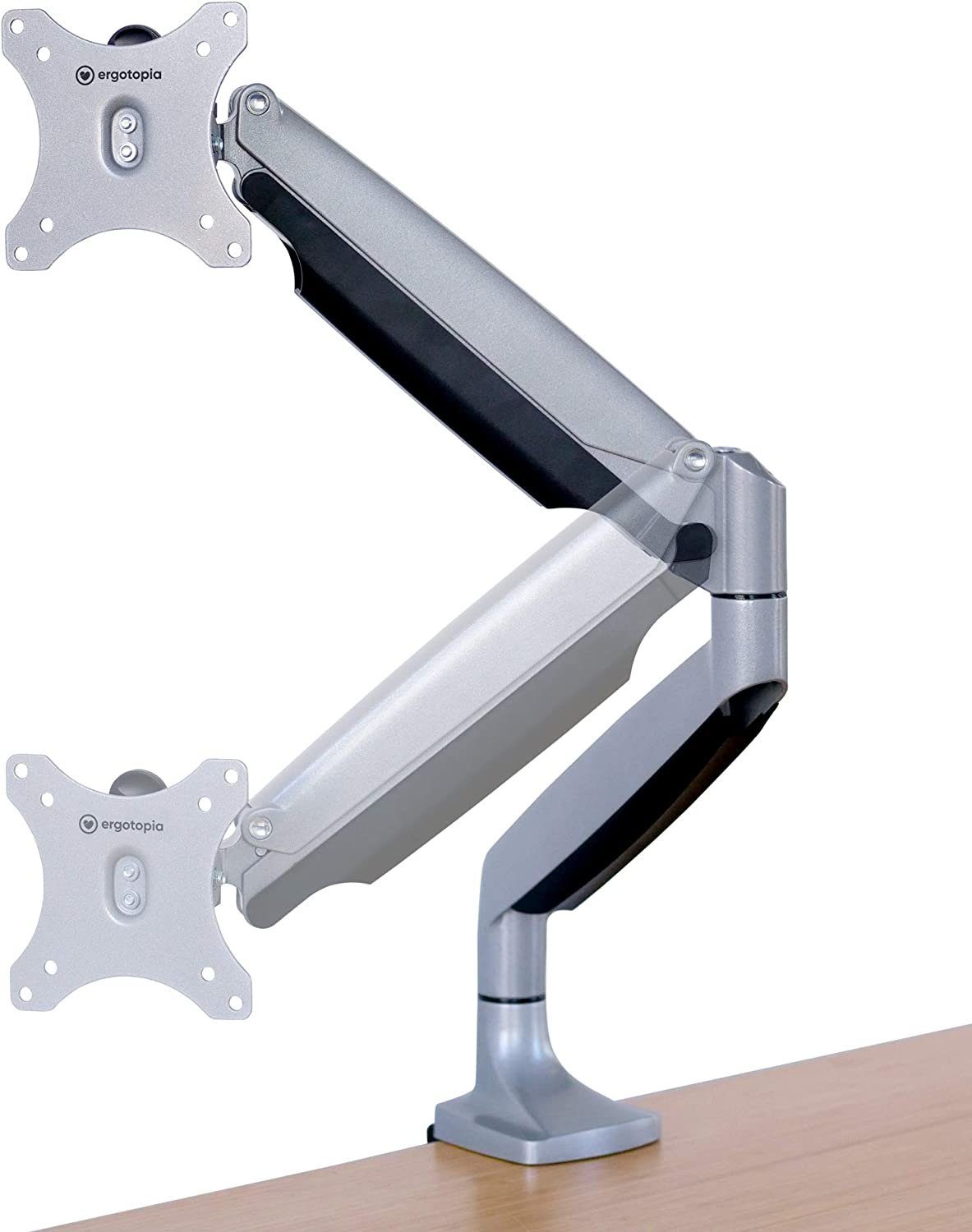 Monitor-Halterung Ergonomischer Bildschirmhalter 360° schwenkbar Monitor Tischhalterung Monitor-Halterung bis 32 Zoll - Höhenverstellbarer Monitorarm mit stabiler Tischhalterung, (bis 32,00 Zoll, 360° schwenkbar)