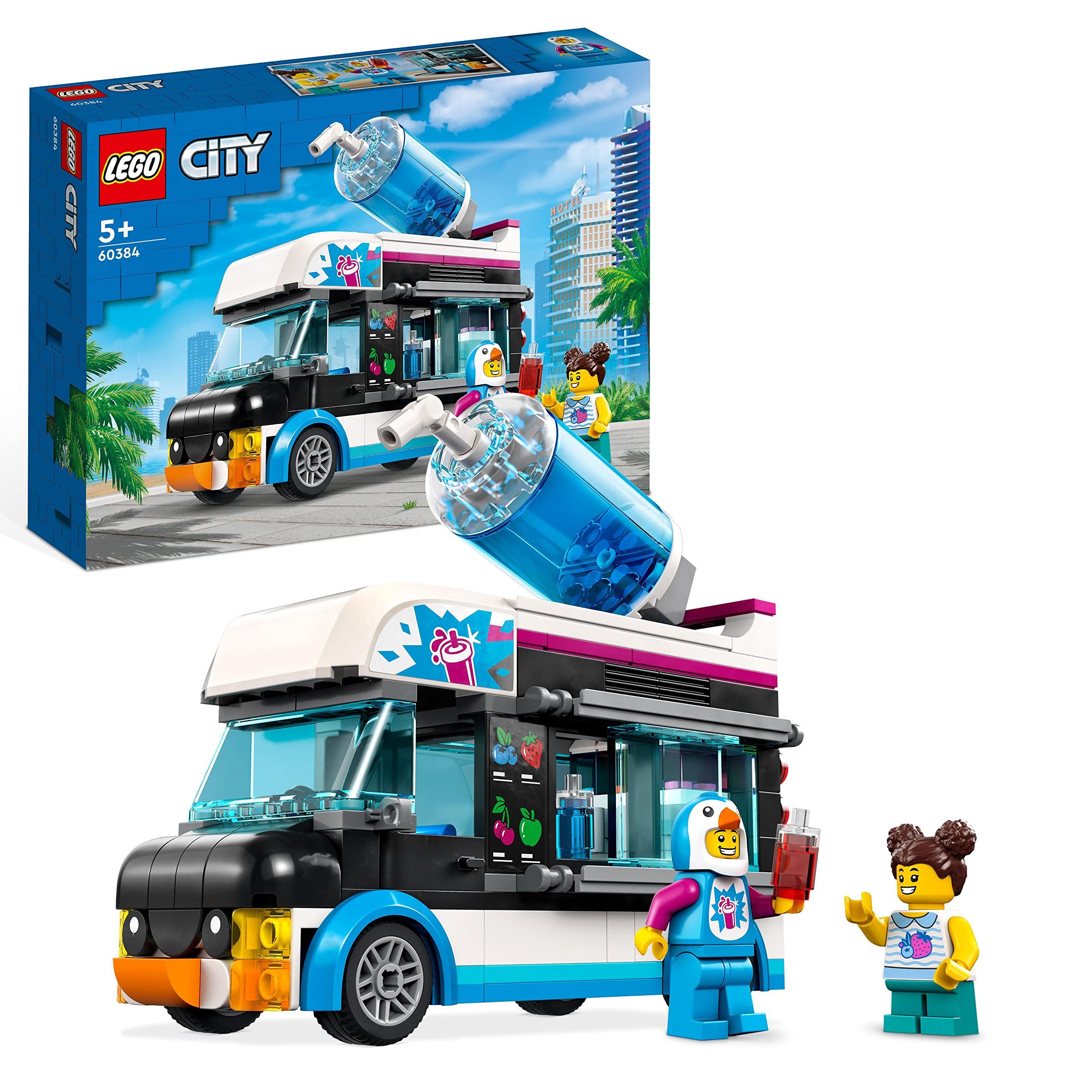 LEGO® City Slush-Eiswagen 60384 Konstruktions-Spielset, (194 St), 194-teiliges LEGO Bauset