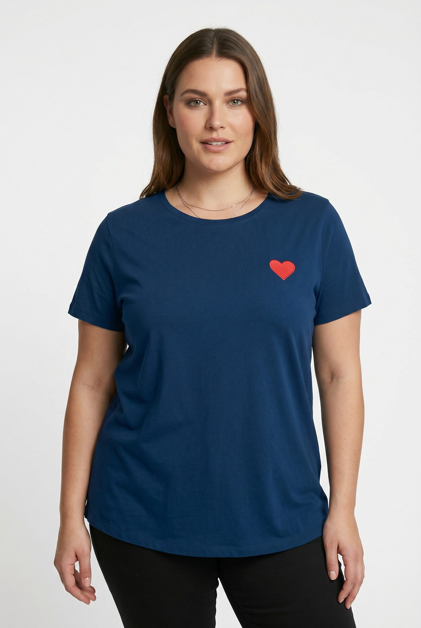 ONLY CARMAKOMA Rundhalsshirt CARANITA LIFE S/S O-NECK REG TOP JRS