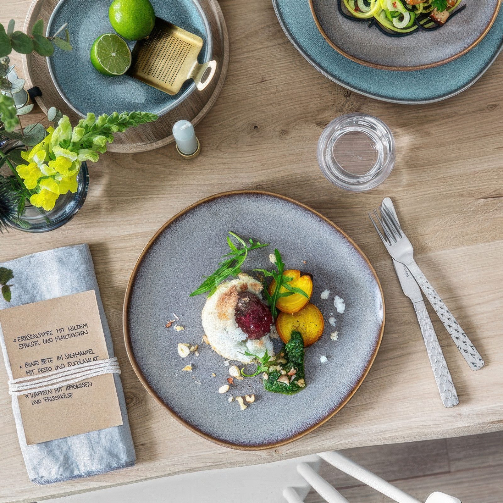 Villeroy & Boch Frühstücksteller Lave Beige, Spülmaschinengeeignet