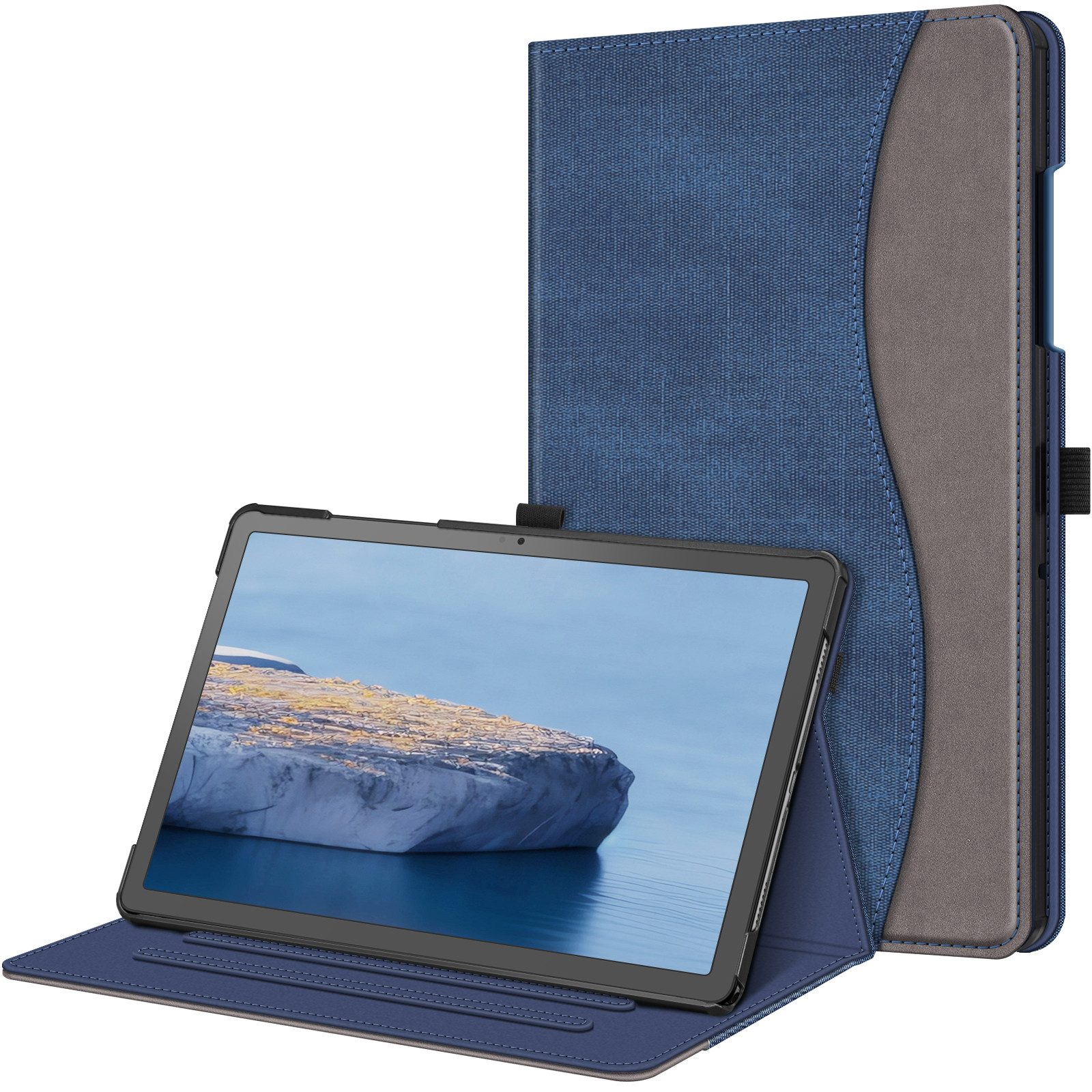 Fintie Tablet-Hülle für Samsung Galaxy Tab A11+ Plus 11" 2025 / Tab A9+ Plus 11 Zoll 2023 11 Zoll, Multi-Winkel Folio Schutzhülle Dokumentenfach