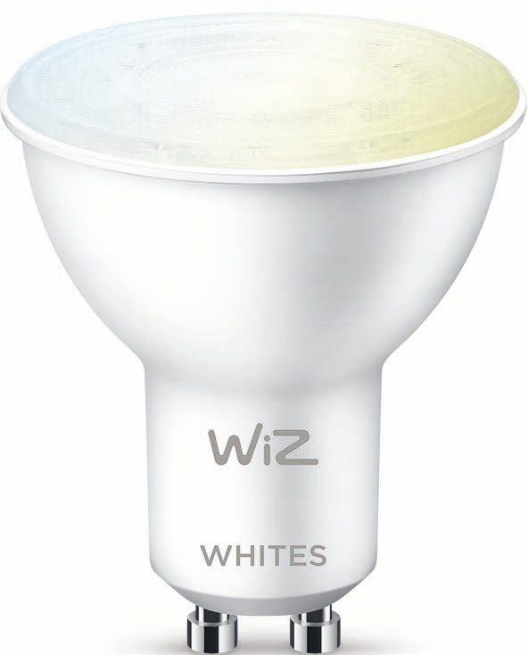 WiZ LED-Leuchtmittel White 50W GU10 Reflektor Tunable matt Doppelpack, GU10, Neutralweiß