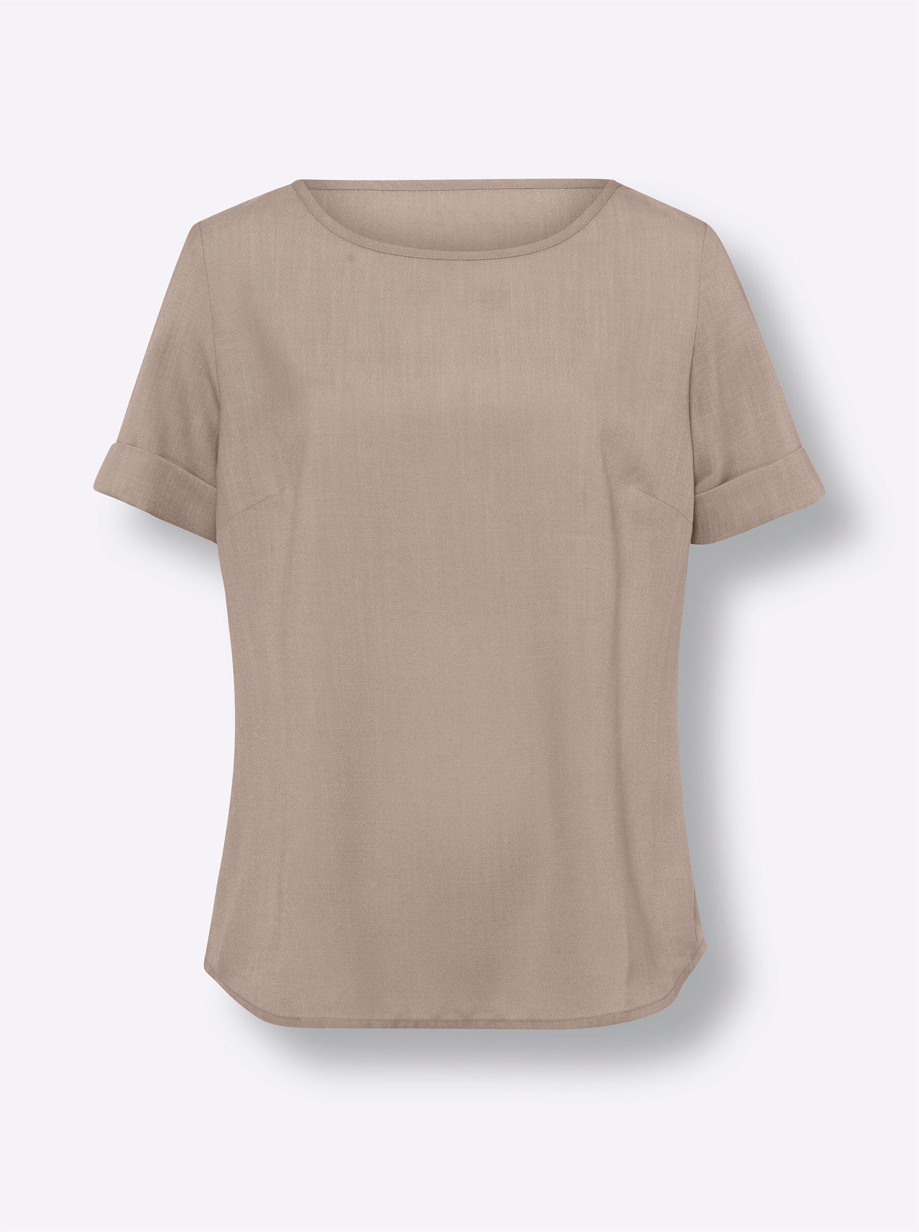 Klassische Bluse Schlupfbluse Kurzarm