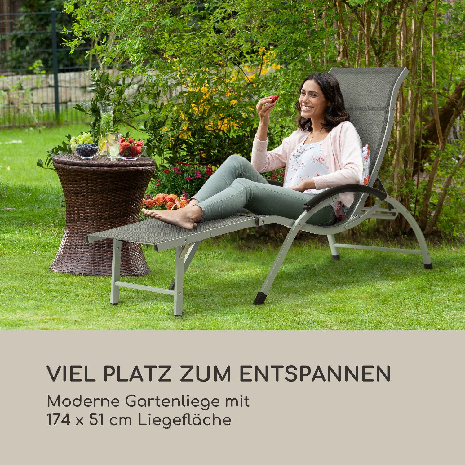 blumfeldt Gartenliege Sunnyvale Liegestuhl günstig online kaufen