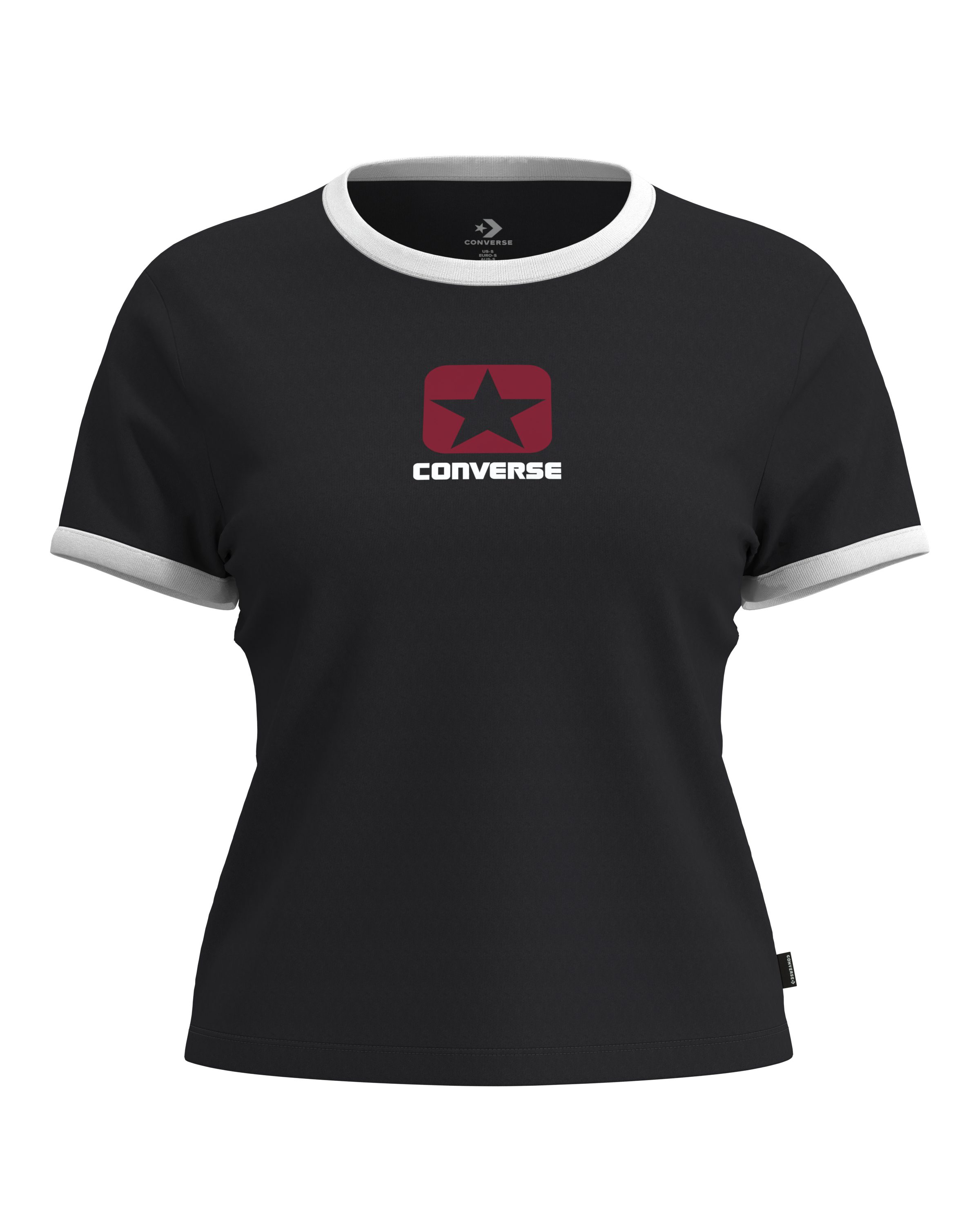 Converse T-Shirt RETRO BOX STAR TEE mit sportlichem Schnitt, Kurzarmdesign, aus Baumwolle, für Erwachsene