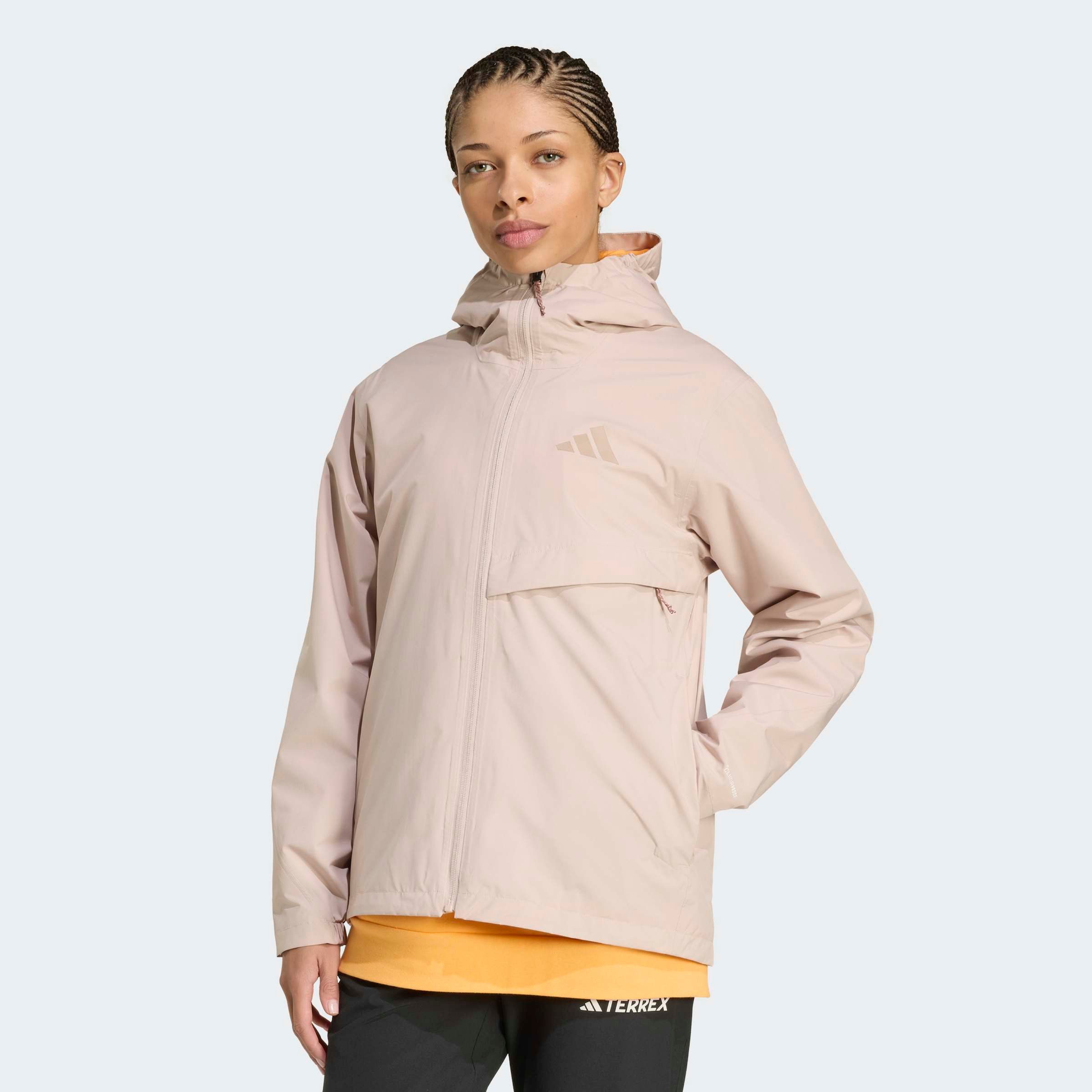 adidas TERREX Outdoorjacke MULTI 2 LAYER CLIMAPROOF für Erwachsene, mit sportlichem Stil, aus Polyester