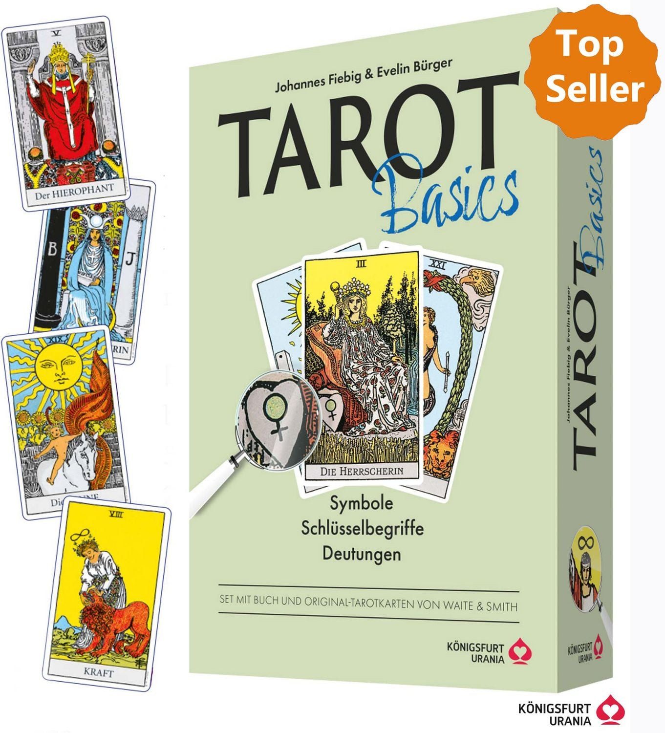 Tarot Basic Waite - Symbole, Schlüsselbegriffe, Deutungen / Johannes Fiebig