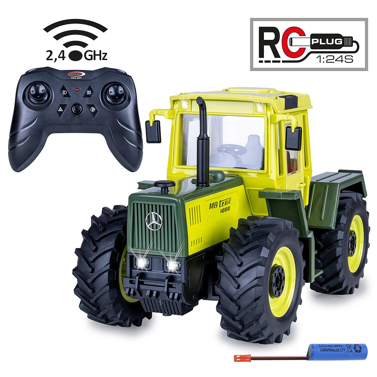 Jamara RC-Auto Mercedes-Benz MB-trac 1000 1:24S-Plug 2,4 GHz