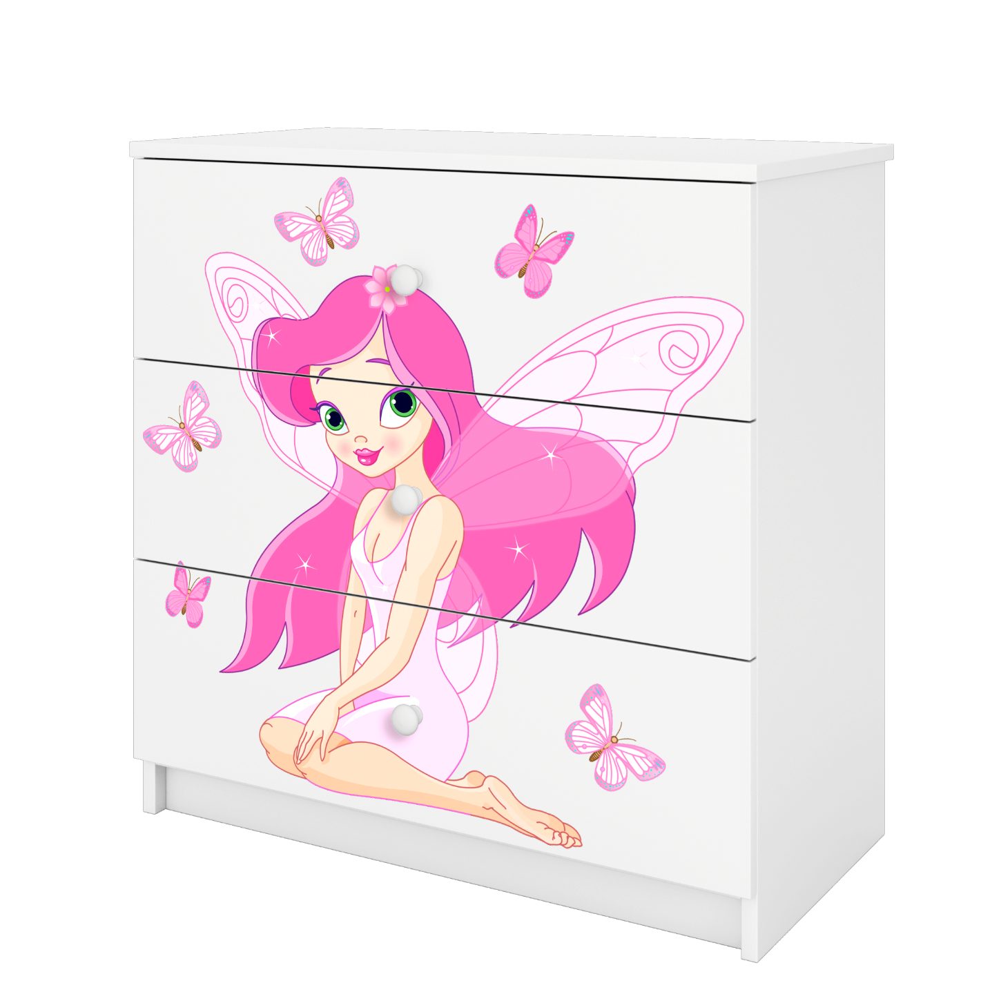 Raumhirsch Furniture Kinderregal Kinderkommode mit Motiven für Mädchen, Spi günstig online kaufen