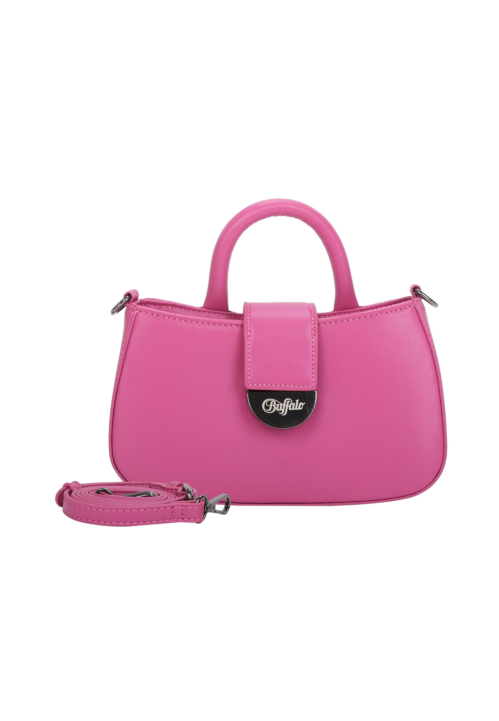 Buffalo Schultertasche Curve, mit dekorativem Clip-Metallverschluss