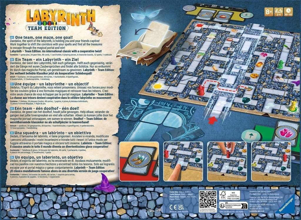 Ravensburger Spiel Spiel Labyrinth Team Edition für 2 - 4 Personen ab 8 Jahren