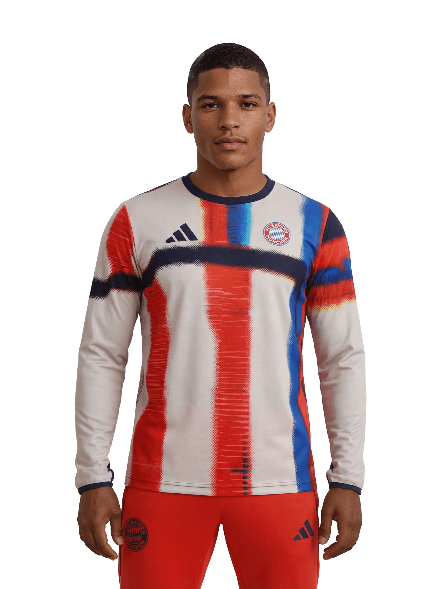 adidas Performance Sweatshirt FC Bayern München, Pre-Match Warmtop 25-26, Unisex, Mehrfarbig