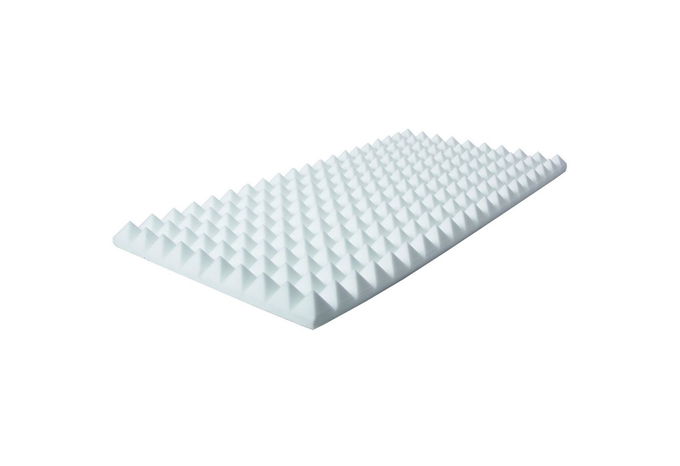Thumbnail - MUSIC STORE Akustikplatte, (Pyramis Absorber 100x50x5 cm Hochwertiger Akustikschaum Basotect Weiß Selbstklebend, Studio ...