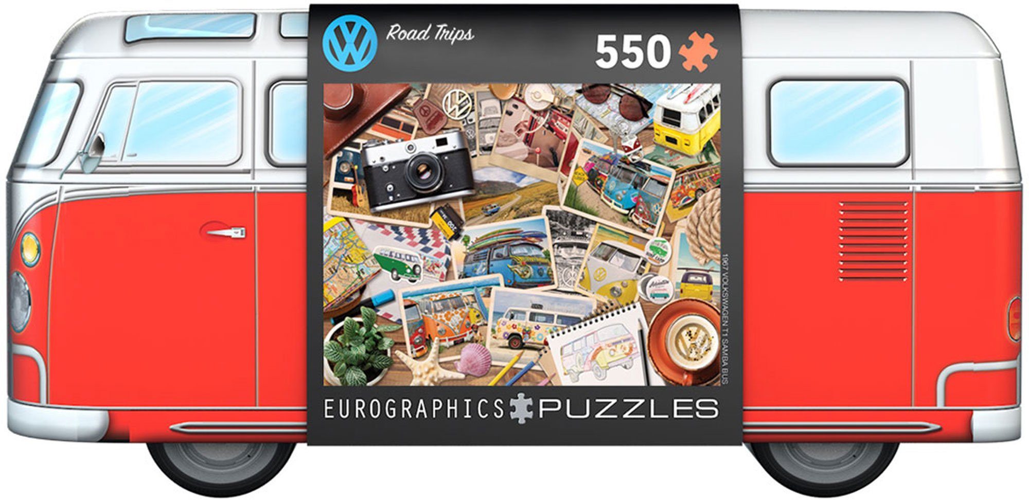 Puzzle Puzzle Geschenkdose - Puzzle - VW - Road Trips, Puzzleteile günstig online kaufen