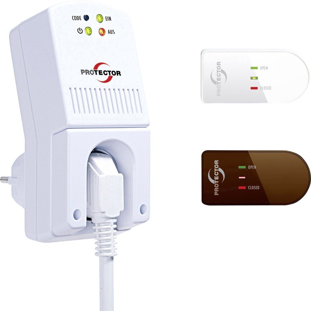 Abluft-Set Protector Funk-Abluftsteuerung AS-5120 1000 W Weiß Zulassungen (Abluft