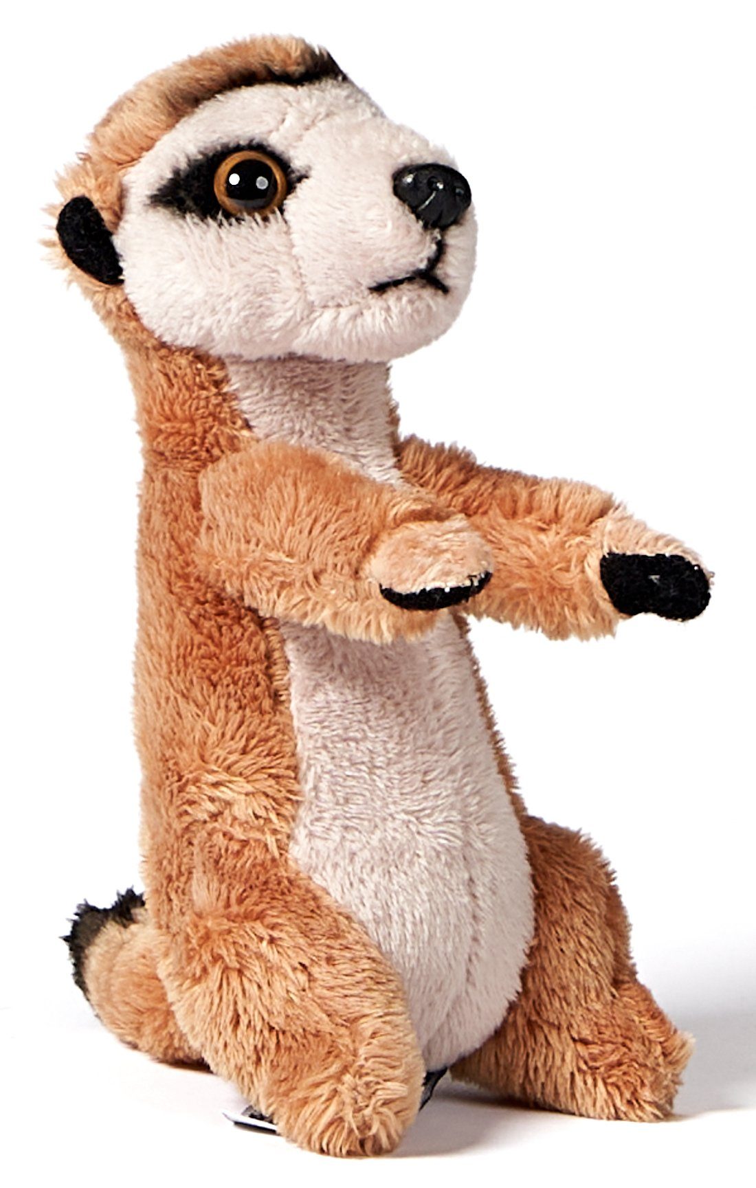 Meerkat Uni-Toys 100 zu cm Füllmaterial Plüschtier, - Plushie recyceltes 14 (Höhe) Erdmännchen Kuscheltier - % -