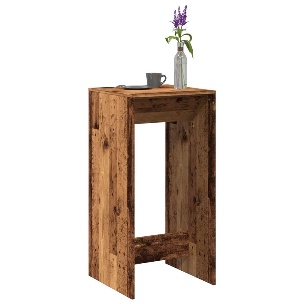 vidaXL Esstisch Bartisch Altholz-Optik 51x50x103,5 cm Holzwerkstoff (1-St)