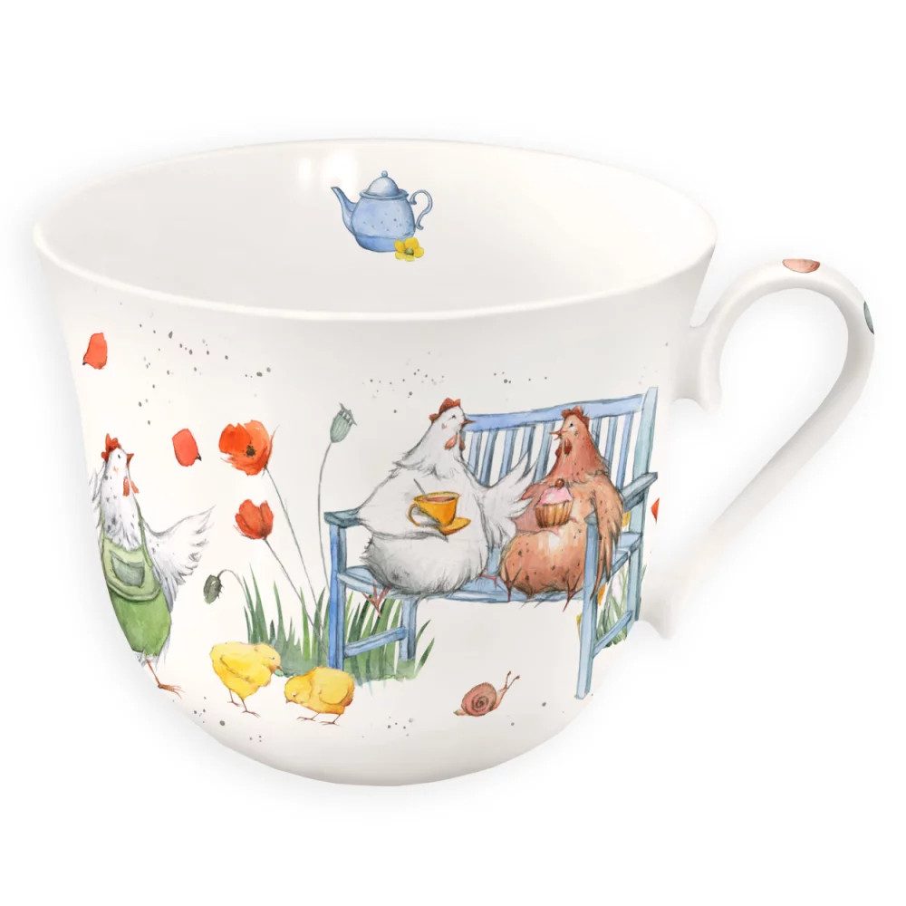 Grätz Verlag Tasse Porzellantasse mit Motiv, Lieblingstasse, 400ml