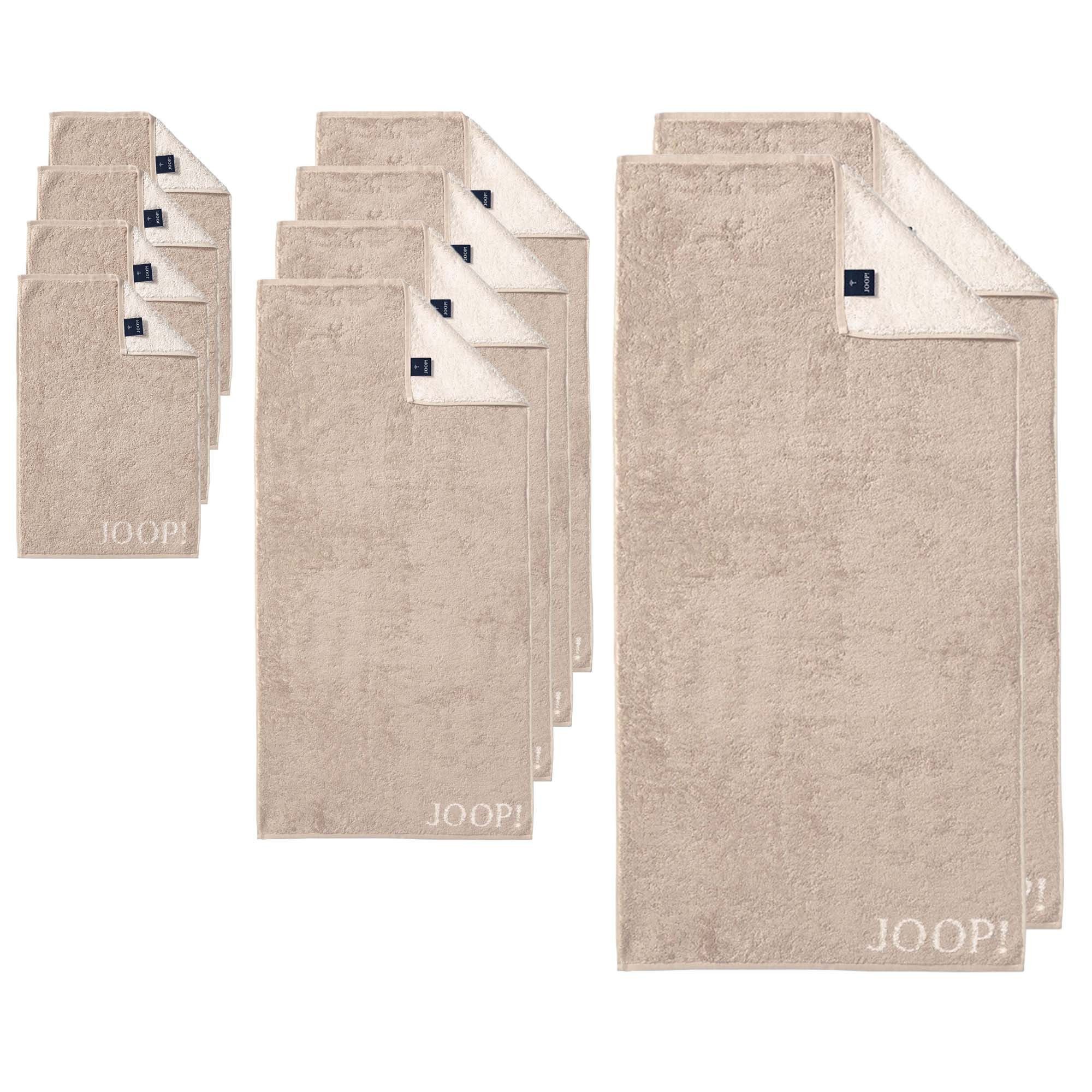 JOOP! Handtuch Unisex Handtuch 10er Pack Baumwolle Classic, Frottier (Set, günstig online kaufen