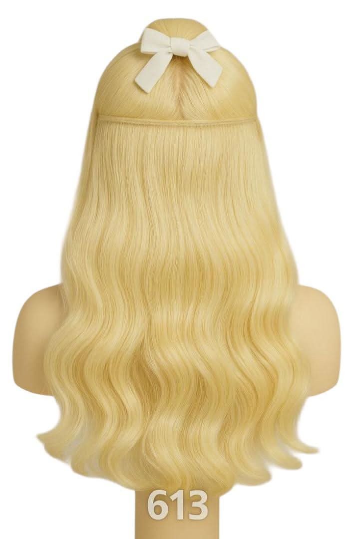 NOGI Kunsthaar-Extension NOGI Glam Clip, Clip-In Haarteil, 50 cm Länge, hitzebeständig für Glam-Look