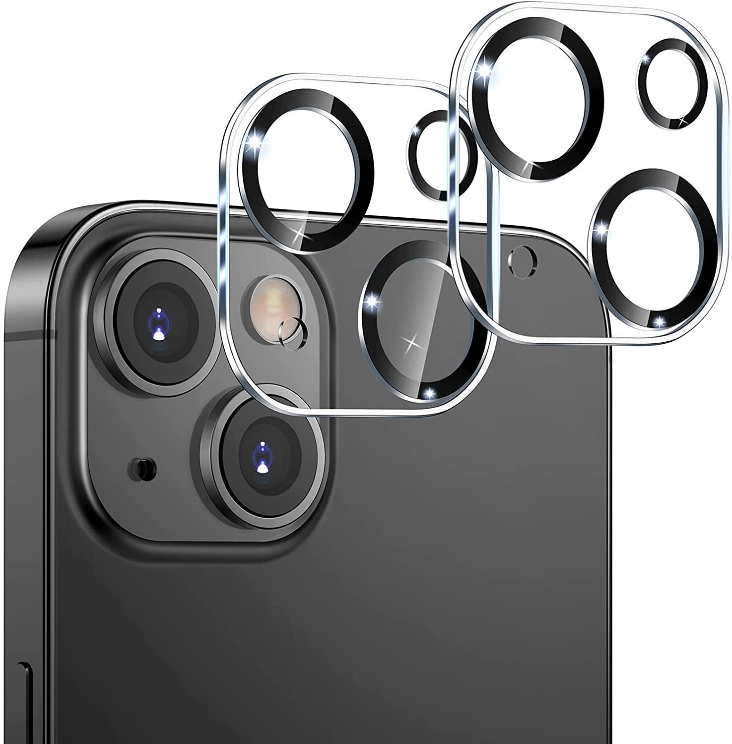 AVANA Schutzfolie Kamera Schutzglas für iPhone 13 / iPhone 13 mini Panzerglas, (2 Stück), Anti-Kratzer, glasklarer Kameraschutz