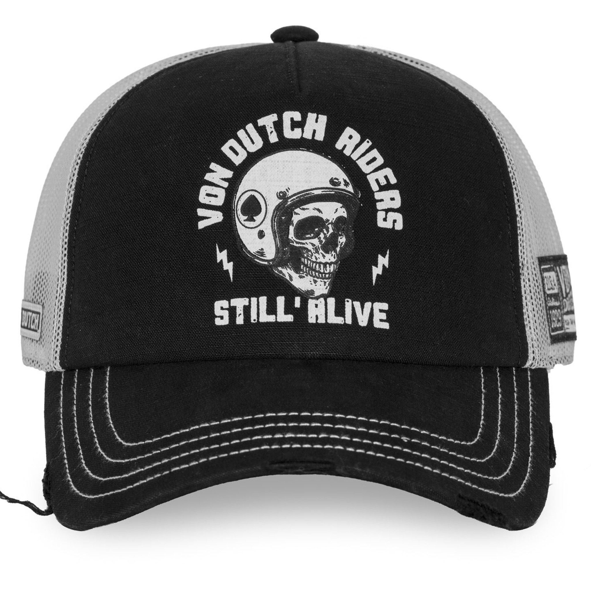 Von Dutch Trucker Cap Von Dutch Originals Trucker Cap - CREW DEVIL HARD BEAST RACING (Basecap, Basecap, Meshcap, Trucker Kappe) Used-Look