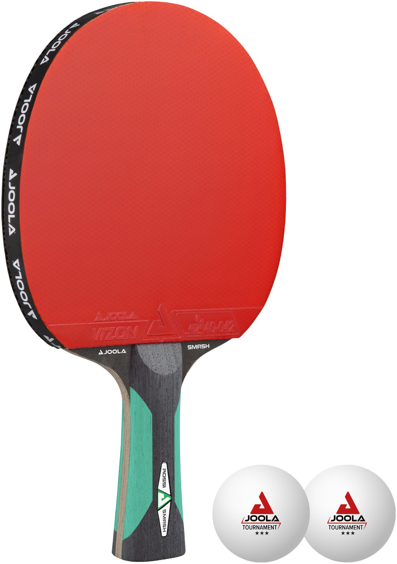 Joola Tischtennisschläger Rosskopf Smash (Set, 3-tlg., mit Bällen)