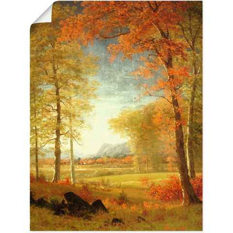 Artland Wandbild Herbst in Oneida County, New York., Felder (1 St), als Leinwandbild, Poster in verschied. Größen