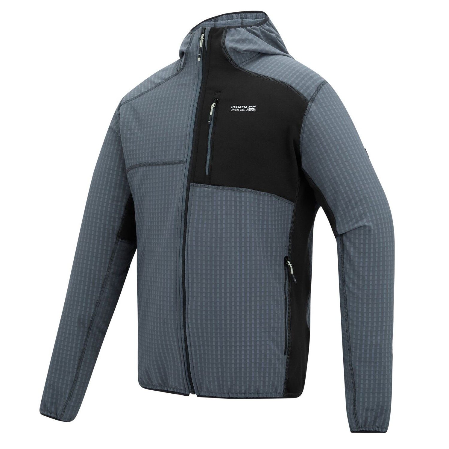 Strickfleecejacke Fleecejacke Alven mit Kapuze